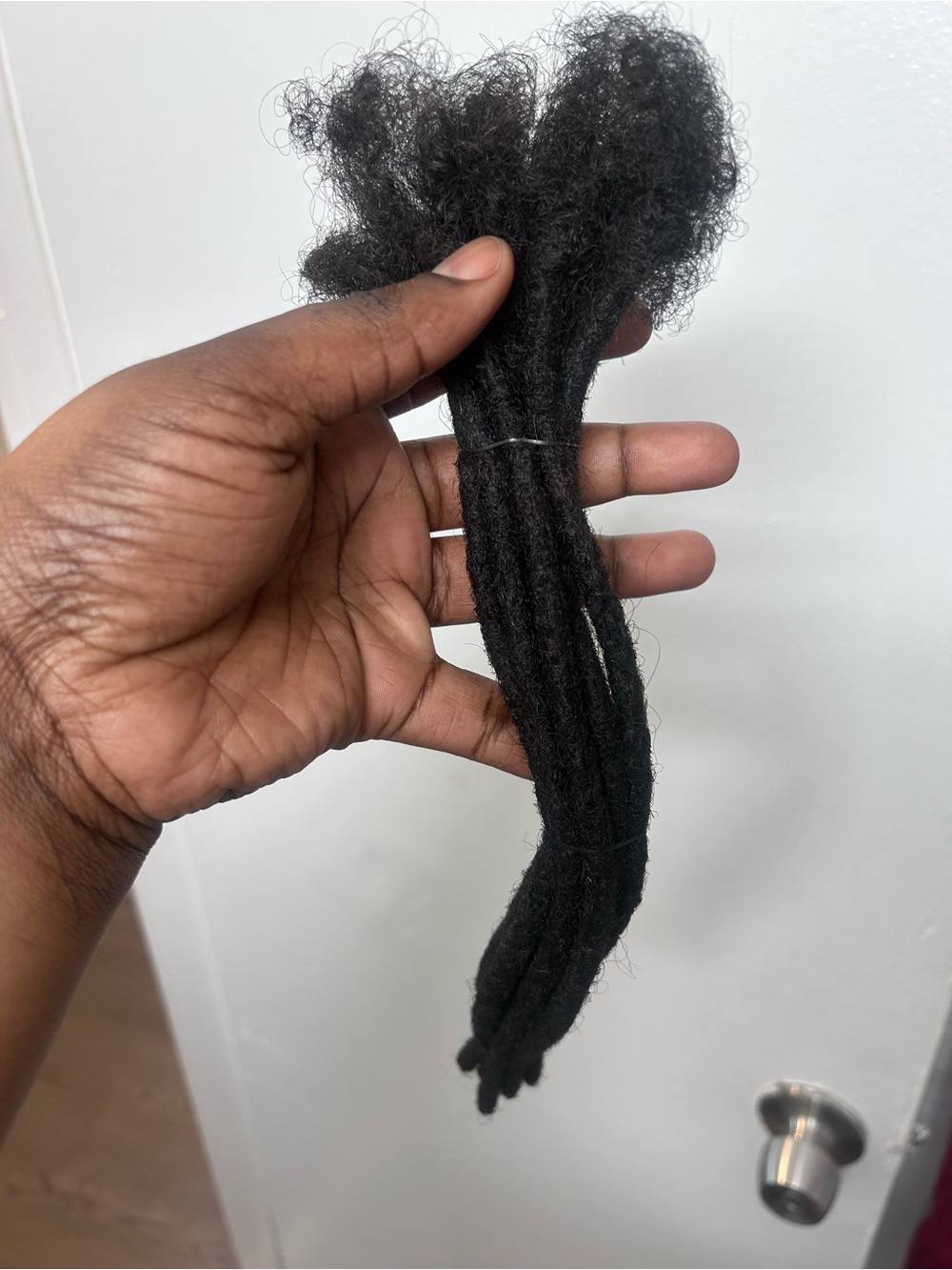 Amazon Natural Black Faux Locs Extension Bundle